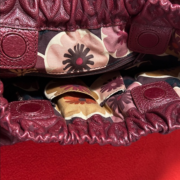 Brighton Leather Elegant Burgundy Shoulder Bag - Picture 13 of 16